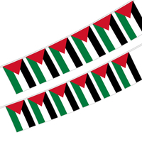 Ventes directes des fabricants 14*21cm Drapeaux de Palestine pour les fans Décoration de vacances