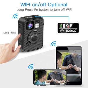 Mini cámara portátil 1512P <span class=keywords><strong>HD</strong></span> Body Worn con Wifi y GPS IR Night Vision Body Camera para seguridad - Product Image 5
