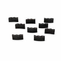 Foret diamanté à segments en dents de requin pour béton armé, coupe rapide, perçage humide
