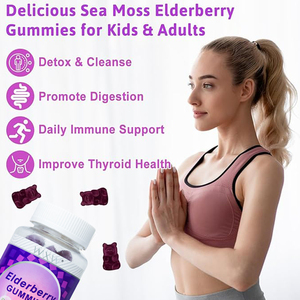 Stock WXW Saúco Aceite de Semilla Negra Gummy Comida Saludable Saúco Gomitas Sambucus Saúco Boost Inmune Antioxidante Gomitas - Product Image 4