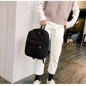 Mochila de pana personalizada, bolsa de pañales escolar, Mochila deportiva informal para niños, mochila de terciopelo para niños - Product Image 5