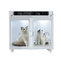 Séchoir pour animaux de compagnie Longermay Équipement pour sécher les animaux de compagnie jusqu'à 30 kg Machine pour salle sèche Armoire automatique Séchoir pour animaux de compagnie Chat Chien Séchoir