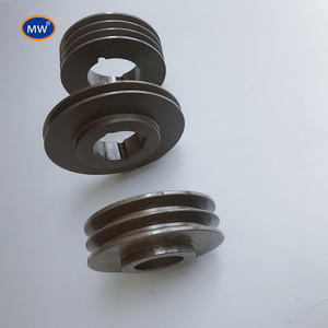 Pulegge a V MW di Alta Qualità, Serie HT250 da V1 a V6, con Scanalature, in <span class=keywords><strong>Nylon</strong></span>, Annerite, con Bulloni di Equilibrio Statico, Adattatori per Mozzi - Product Image 1