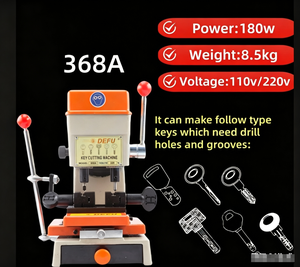 DeFu Manuelle Schlüsselschneidemaschine 368A für 12V Benzinfahrzeuge Neueste Software Universelle Anpassung - Autoschlüssel-Kopierer & Schlüsseldienst-Werkzeug - Product Image 3