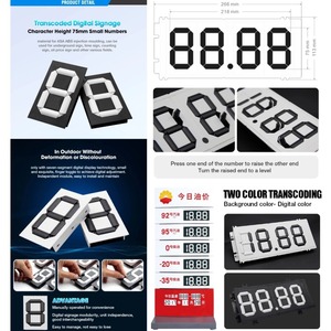 Display per Esterni di Alta Qualità in Materiale ASA, IP67, Caratteri Digitali a Sette Segmenti, Garanzia di 3 Anni - Product Image 1