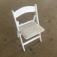 Chaise pliante en résine plastique blanche Wimbledon, moderne, confortable et durable, idéale pour les enfants, les jardins, les restaurants, les parcs et les fêtes – Offre spéciale