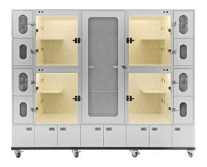 أثاث القط تصميم جديد منتجات الحيوانات الأليفة لوازم داخلية فاخرة القط شقة فيلا منازل القط مجلس الوزراء - Product Image 6