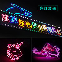 Livraison rapide, enseigne au néon LED en acrylique personnalisée, thème fruits de mer, enseigne lumineuse LED, décoration néon écrevisse, crabe, calmar