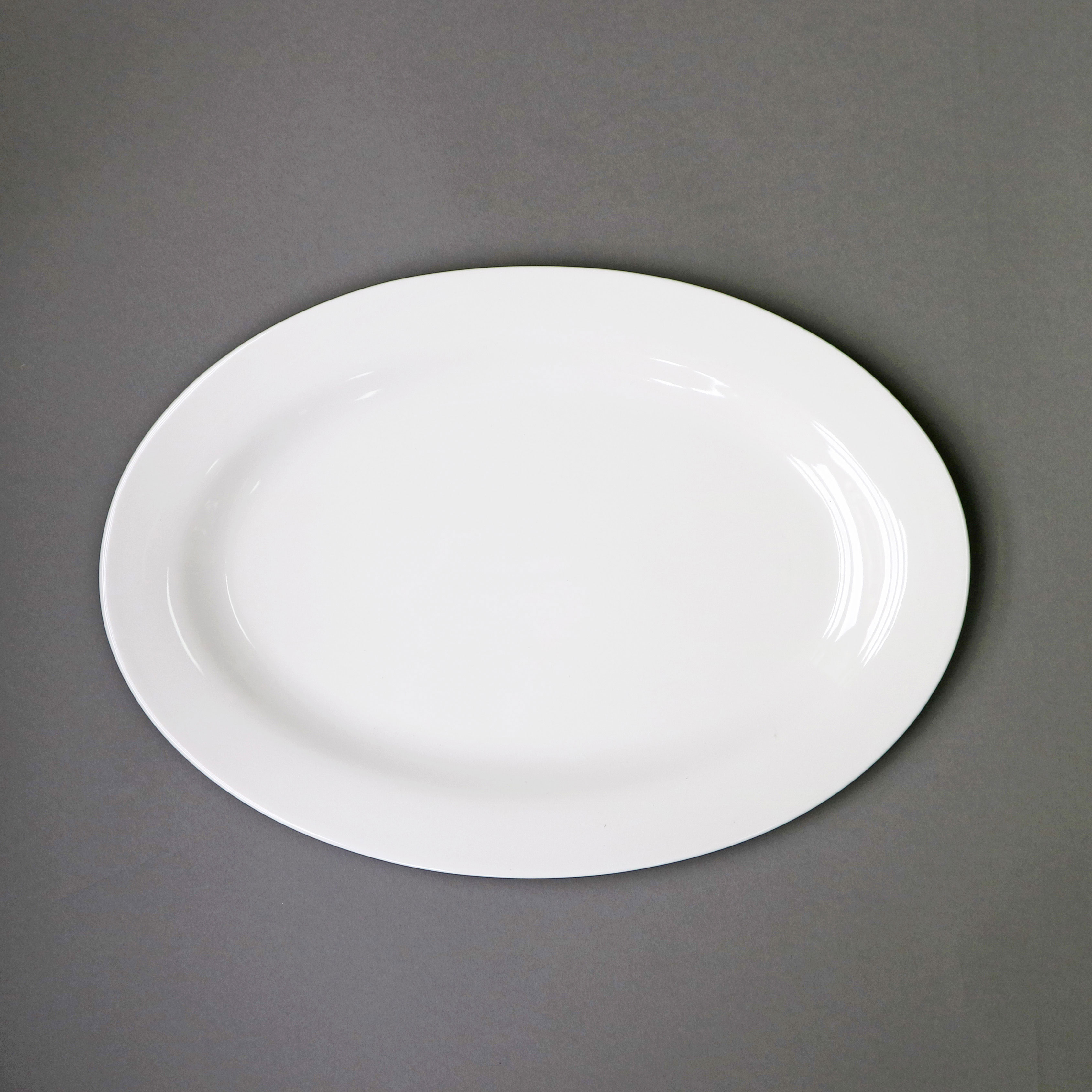 assiette ovale