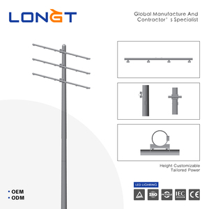 Support de ligne de transmission en acier galvanisé à chaud LONGT/OEM pour extérieur, hauteur 3m-35m, durable, étanche, garantie 5 ans, 180 km/h - Product Image 3
