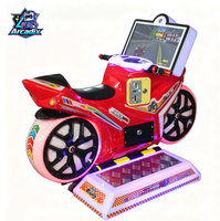 Machine de jeu vidéo d'arcade de course de motos pour enfants à monnayeur à vendre