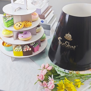 Supports à gâteaux de mariage Sunshine Wholesale avec poignée, boîte haute pour gâteaux, idéal pour le thé de l'après-midi - Product Image 5