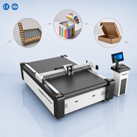 Machine de découpe à rainures en V CNC avec couteau oscillant pour carton rigide, carton gris, papier kraft, certifiée CE ISO