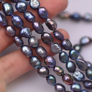 1323 Perles de culture baroques de grande taille 7-8 mm Grade A pour la fabrication de bijoux - Product Image 3
