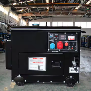 เครื่องกำเนิดไฟฟ้าดีเซลแบบพกพา 10kw 20kw เงียบพิเศษ ระบบเฟสเดียว/สามเฟส พร้อม ATS รองรับแรงดันไฟฟ้าหลากหลาย ได้แก่ 220v 380v 230v 110v 240v - Product Image 1