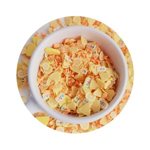 Tranches de pâte polymère à thème maison de poupée miniature, 500g/lot, fromage, fruits, gâteau, <span class=keywords><strong>dessert</strong></span>, mélange de paillettes en argile souple, garniture pour slime - Product Image 4