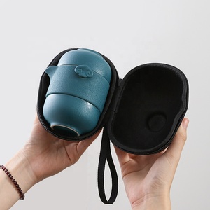 Bộ Trà Nhỏ Cầm Tay Túi Chống Bỏng Thông Minh Đồ Gốm Du Lịch Bộ Trà Với Hộp Đựng Trà - Product Image 3