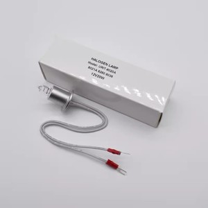 Bombilla analizadora bioquímica HoneyFly <span class=keywords><strong>JC</strong></span> <span class=keywords><strong>12V</strong></span> <span class=keywords><strong>20W</strong></span>, bombilla halógena, foco de luz, Conector de cable de cuarzo para URIT-8020A 8021A 8060 - Product Image 1