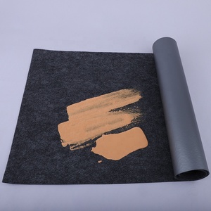 Tapis de protection pour chantier de construction, combinaison de <span class=keywords><strong>feutre</strong></span> et de film PE haute densité, sans adhésif, antidérapant, résistant à l'eau, découpable - Product Image 6