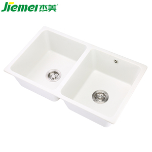 JM209 ejecución agradable piedra <span class=keywords><strong>de</strong></span> cuarzo material plato doble fregadero <span class=keywords><strong>de</strong></span> la <span class=keywords><strong>cocina</strong></span> - Product Image 5