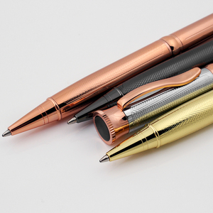 Cadeau de luxe, stylo à bille classique en métal avec logo personnalisé - Product Image 5