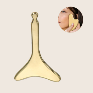 Most <strong>Popular</strong> Products for 2024 Hand Held Body Massager Gua Sha Massage Face Brass Copper Guasha Massage Tool - Product Image 6
