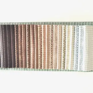Tissu de rideau en dentelle de velours de polyester de conception personnalisée