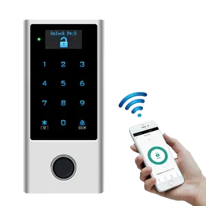 2024 Controller di accesso alle impronte digitali impermeabile Tuya wifi di vendita caldo funzionano da PST-HFD1-ID Smart Life + IC