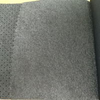 Haute qualité écologique faisant le cuir de microfibre de carbone de volant pour la tapisserie d'ameublement intérieure de voiture