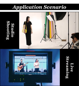 KINGJOY Trépied de maquillage réglable de 2 m pour téléphone, appareil photo, flash, parapluie, réflecteur, lumière annulaire, <span class=keywords><strong>stativ</strong></span> - Product Image 5