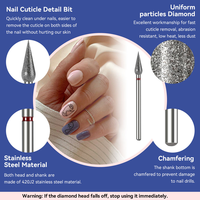 Ponceuse à ongles en acrylique Beauty Diamond multi-grains pour faux ongles, gel et vernis à ongles, formes, nettoyage des cuticules, embouts de manucure