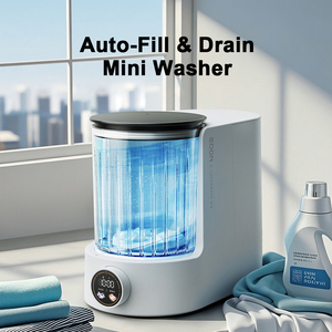 Máquina de Lavar Portátil Mini com Duas Cubas para Meias e Roupas Íntimas - Product Image 1