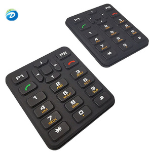 Deson Silicone cao su chống trượt hấp thụ sốc màng chuyển đổi bàn phím in điện thoại di động tùy chỉnh dài nút điện tử - Product Image 5