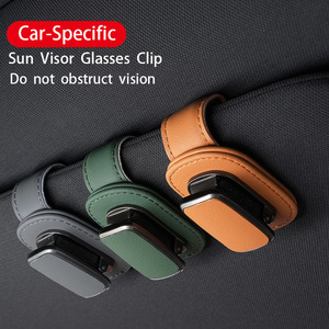 Clip para gafas de coche transfronterizo, organizador de gafas para parasol de coche, accesorios de interior para coche de comercio exterior, soporte para recibos y gafas de sol para coche - Product Image 2