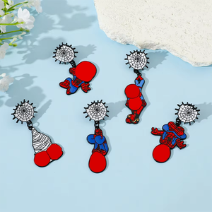 Insigne métallique de personnage de dessin animé créatif, petite araignée de <span class=keywords><strong>super</strong></span>-<span class=keywords><strong>héros</strong></span>, épingle en émail dur et doux pour accessoires - Product Image 4