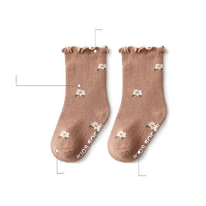 210610XL23 garçon fille enfant en bas âge infantile animal bas côtelé enfant bottes enfants bebek corap nouveau-né bébé anti-dérapant chaussettes - Product Image 4