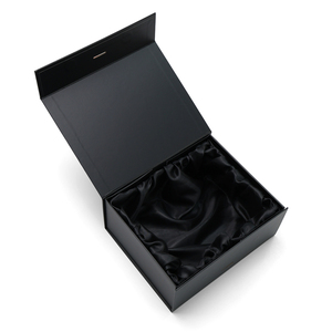Caja de Regalo Magnética Rígida de Lujo Personalizada para Cosméticos y Joyería con Forro de Satén, Grabado, Laminación Mate y Reciclable - Product Image 5