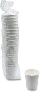 Vaso de Papel PLA Blanco Desechable Personalizado con Doble Pared para Bebidas Calientes y Té - Opciones de 4oz/8oz/10oz/12oz/14oz/16oz/20oz/22oz - Product Image 3