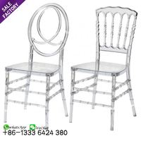 2020 meilleure qualité transparent napoleon chaise transparente pour l'événement de mariage hôtel