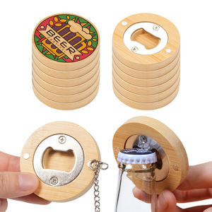 פייד חיים סובלימציה הסיטונאי מקרר תמונה מותאם אישית מגנט במבוק פותחן בקבוק יין פותחן - Product Image 1