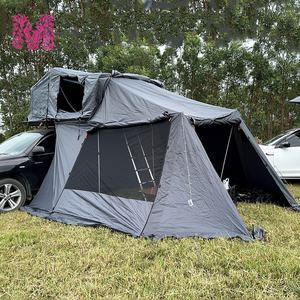 Tente de toit pliable en alliage d'aluminium, coque noire et grise, couleur personnalisée pour le camping en famille, la randonnée, la pêche, le <span class=keywords><strong>safari</strong></span> - Product Image 1
