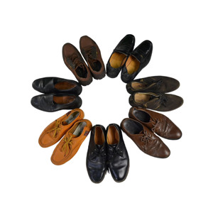 Zapatos Oxford Formales de Cuero con Cordones y Punta Cerrada para Hombre, de Alta Calidad, Usados, Venta al Por Mayor - Product Image 3