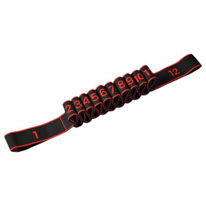 Bandes de résistance numériques pour yoga, fitness, danse, bandes d'exercice réglables avec numéros de 1 à 8, ensembles codés par couleur - Product Image 3