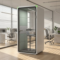 Cabine de bureau insonorisée personnalisable pour studio vocal, cabine téléphonique, pod de réunion, cabine de travail, cabine d'interview