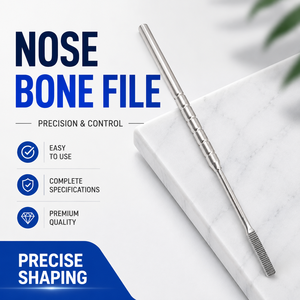 Lima de acero inoxidable para hueso nasal recto, instrumento quirúrgico para rinoplastia y cirugía plástica estética - Product Image 1