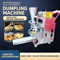 Machine automatique pour la fabrication de samosas, de raviolis et d'empanadas avec moteur, en acier inoxydable de qualité alimentaire, capacité de 50 kg/h