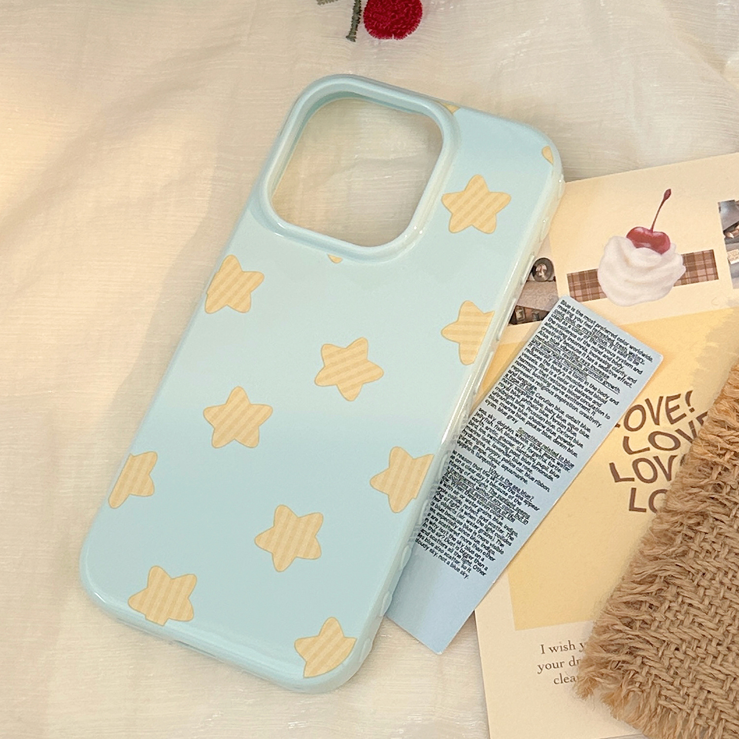 Iceland Blue Yellow Orange Plaid