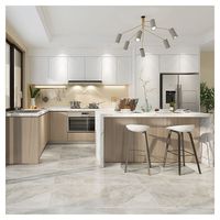 Meuble de cuisine moderne en bois massif et contreplaqué, écologique, avec évier et crédence, solution modulaire personnalisable pour cuisine domestique
