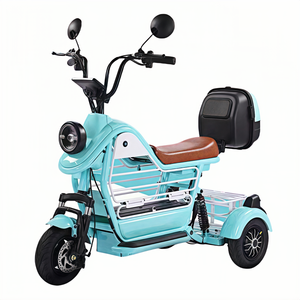 HIGYM-Bicicleta eléctrica compacta con batería de litio, <span class=keywords><strong>triciclo</strong></span> eléctrico plegable con estilo <span class=keywords><strong>para</strong></span> niños y mujeres adultas - Product Image 2
