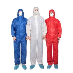 Dùng một lần không dệt màu Overalls SMS loại 5 6 chống tĩnh yếm cho xây dựng và amiăng làm việc - Product Image 2